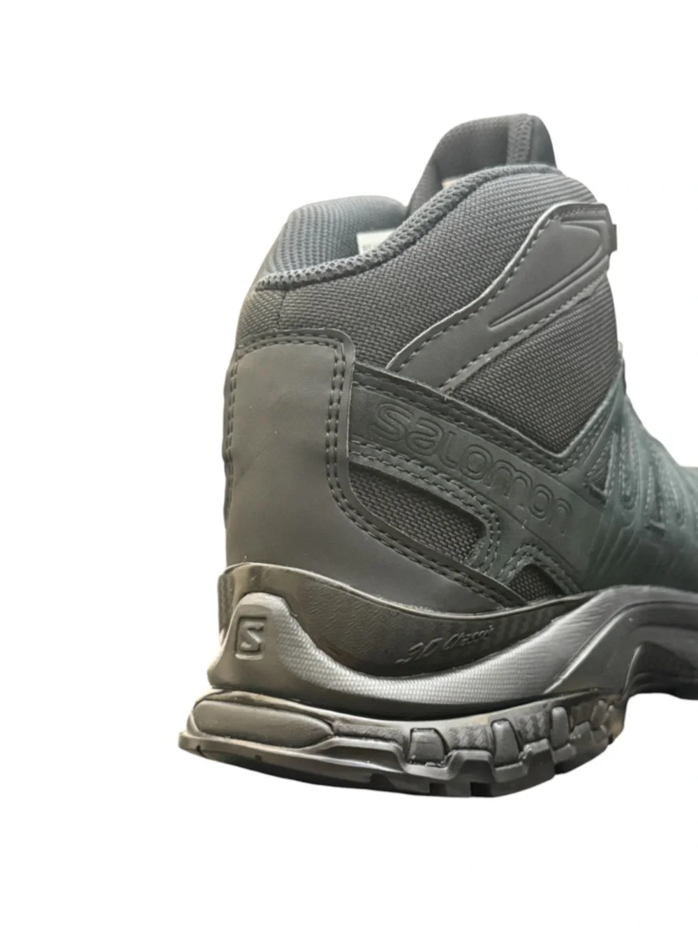 SALOMON - BLACK SUEDE LEATHER XA FORCES MID GTX EN TACTICAL BOOTS